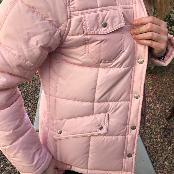 Last chance Pink Tommy Girl Puffy Jacket Medium - Picture 4 of 6